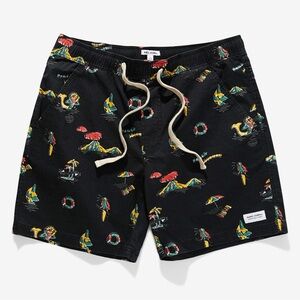 Seashore Board Short – Dirty Black Men's Swim Shorts